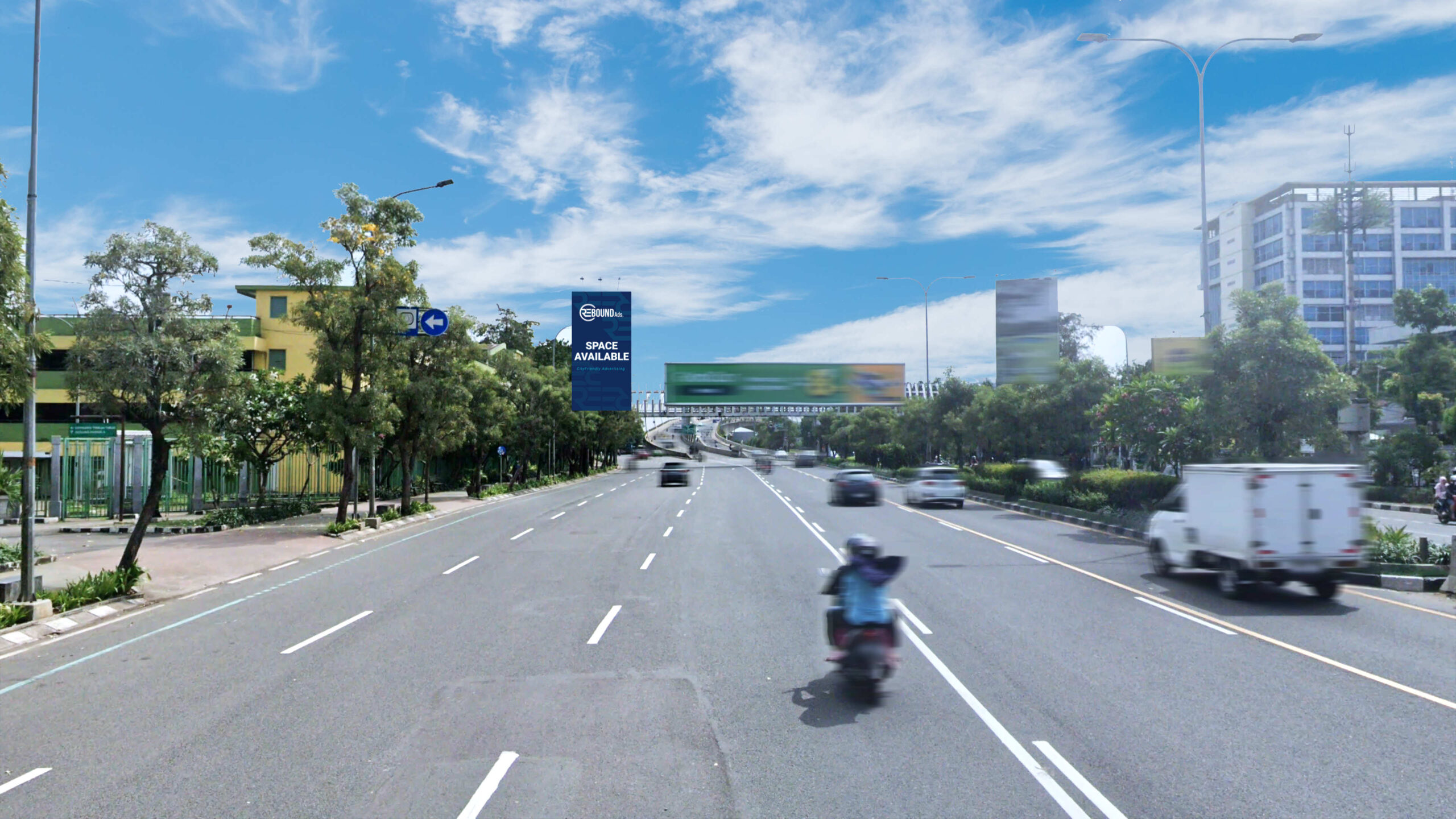 Billboard Depan Stadion Patriot Bekasi