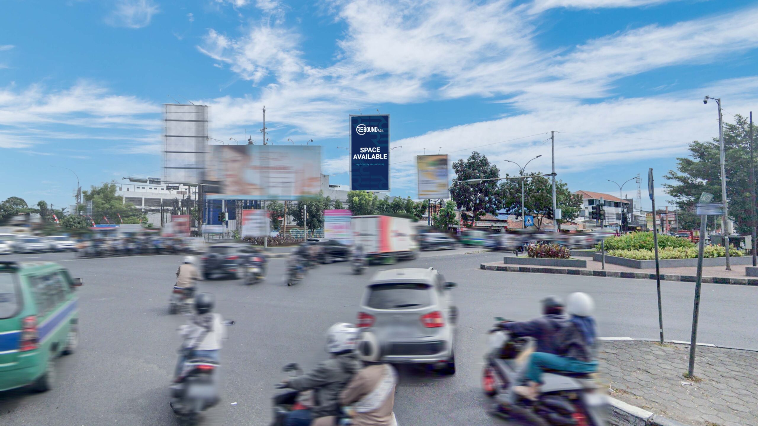 Billboard Perempatan Samsat Bandung